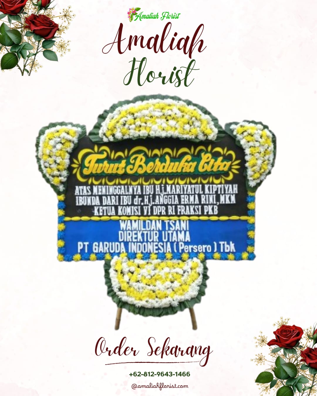 Papan Bunga Duka Tapanuli Tengah